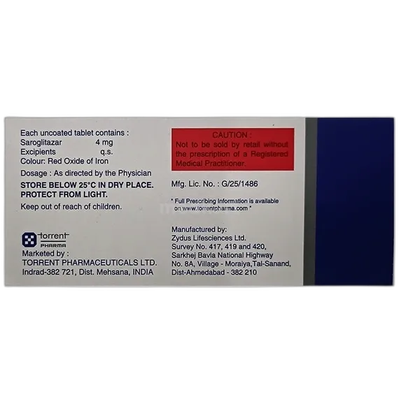 vorxar 4mg tablet 10's